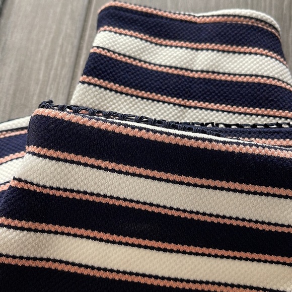 Lovers + Friends, Reformation Bodycon Pencil Striped Skirt,Navy & Pastel—XS••• - Picture 11 of 16